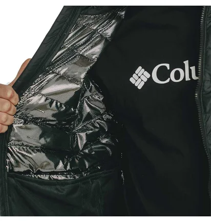 Куртка чоловіча Columbia Powder Lite Hooded Jacket M Olive WO1151-010