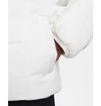 Куртка жіноча Nike Sportswear Classic Puffer Therma-Fit Loose Hooded Jacket White FB7672-133
