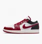 Кросівки жіночі Nike Air Jordan 1 Low Red/Black Dc0774-160