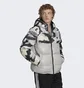 Пуховик мужской Adidas Down Regen Camo Hooded Puffer Jacket Grey HK5030