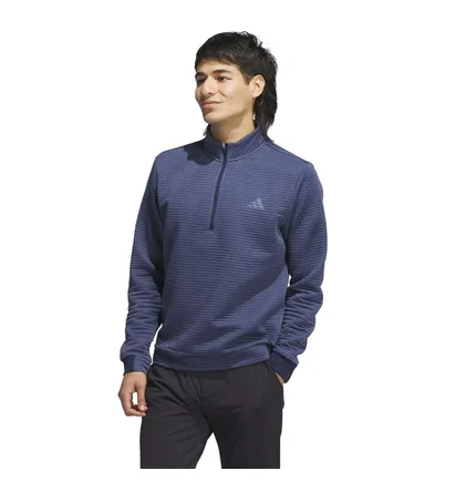 Кофта мужская Adidas Sudadera Ultimate365 Dwr Textured Cierre Corto Blue IL0562