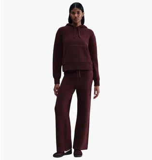 Худі жіноче Nike Sportswear Phoenix Cosy Bouclé WomenS Loose Knit Hoodie Bordo HV2768-619