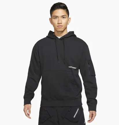 Худи мужское Nike 23 Engineered Fleece PO Hoodie Black DA7178-010