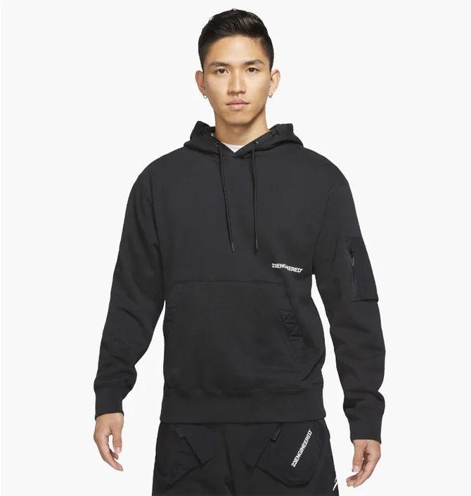 Худи мужское Nike 23 Engineered Fleece PO Hoodie Black DA7178-010