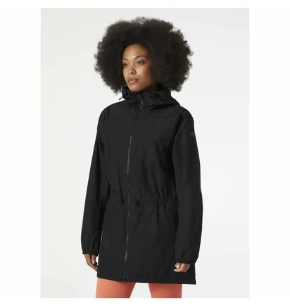 Парка женская Helly Hansen Essence Mid Rain Coat Black 53971-990