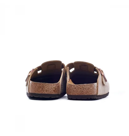 Тапочки мужские BIRKENSTOCK Boston Oiled Nubuck Leather Tabacco Grey 960811