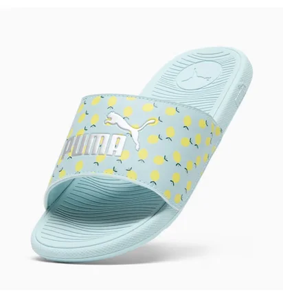 Тапочки дитячі Puma Cool Cat 2.0 Lemon Slides Turquoise 395655-02