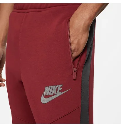 Штаны мужские Nike Sportswear Hybrid Fleece Red DO7232-677