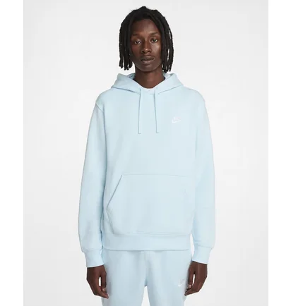 Худи мужское Nike Sportswear Club Fleece Pullover Hoodie Light Blue BV2654-474