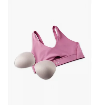 Топ женский Nike Indy Plunge Cutout Pink Dv9837-665