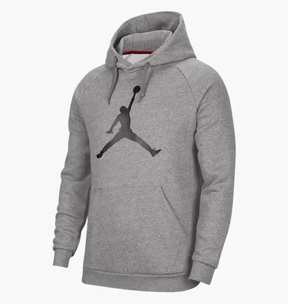 Худи мужское Nike Jumpman Classic Fleece Grey DA6801-091
