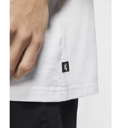 Футболка унисекс Nike Sb Logo Skate T-Shirt White CV7539-100