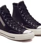 Кеды унисекс Converse Chuck 70 Side Zip High Black 166721C