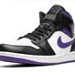 Кроссовки мужские Air Jordan 1 Mid Black/White 554724-095