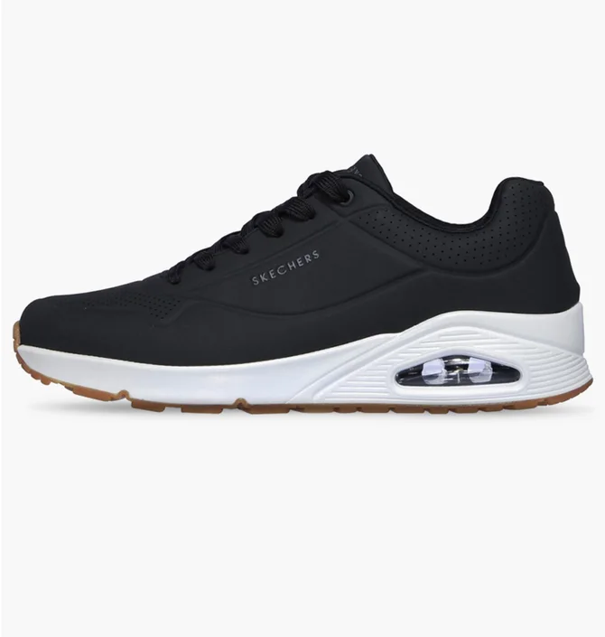 Кросівки чоловічі Skechers Uno Stand On Air Black 52458-Blk