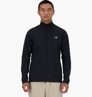 Олімпійка чоловіча New Balance Tech Knit Full Zip Black MJ41178BK