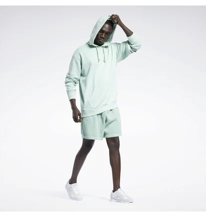 Худи мужское Reebok Cl Nd Hoodie Green H54452