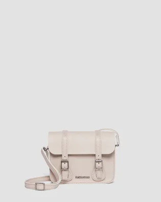 Сумка унісекс Dr. Martens 7 Inch Leather Crossbody Bag Beige AC917348