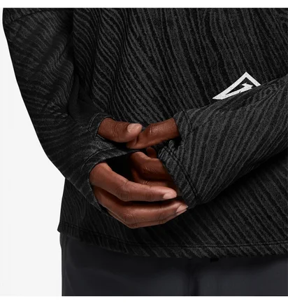 Лонгслів чоловічий Nike Dri-Fit Element Trail Half Zip Black CZ9056-010