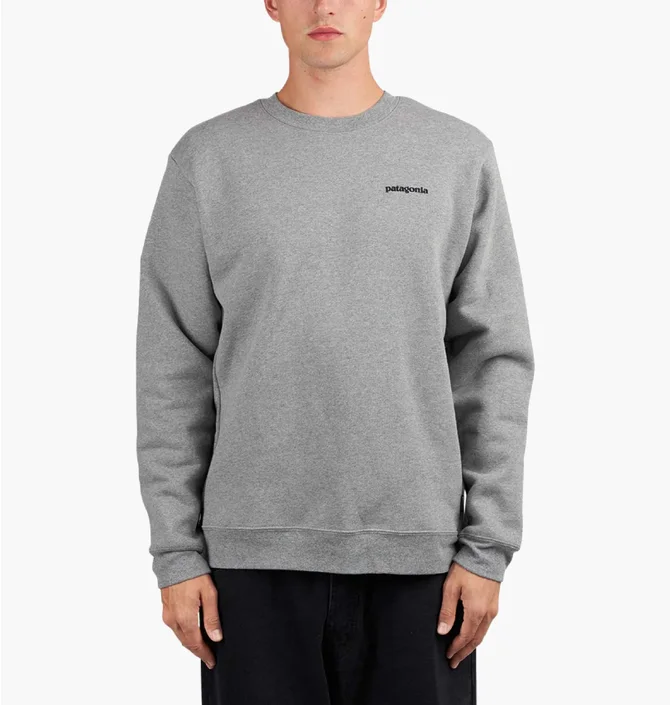 Свитшот мужской Patagonia Fitz Roy Icon Uprisal Grey 39667-GLH