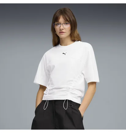 Футболка жіноча Puma Dare To Fitted Waist White 634596-02