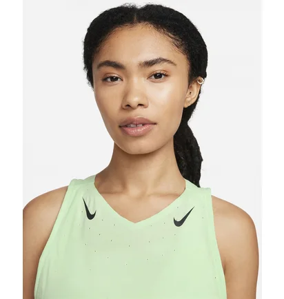 Майка жіноча Nike Aeroswift Dri-Fit Adv Running Singlet Green FN2504-376