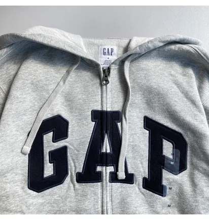 Толстовка чоловіча Gap Logo Zip Hoodie Grey 218871731