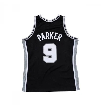 Майка чоловіча Mitchell & Ness Nba Swingman Jersey San Antonio Spurs 2001-02 Tony Parker Black SMJYLG19018-SASBLCK01TPA