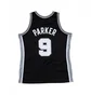 Майка чоловіча Mitchell & Ness Nba Swingman Jersey San Antonio Spurs 2001-02 Tony Parker Black SMJYLG19018-SASBLCK01TPA