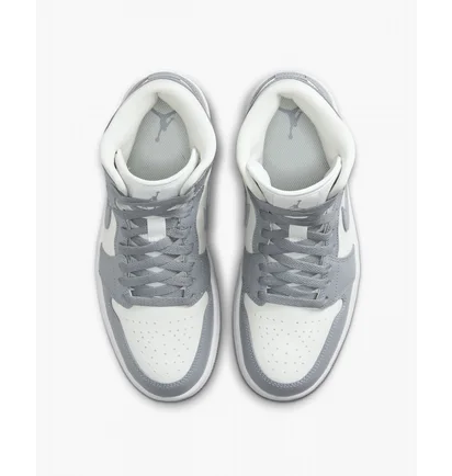 Кроссовки женские Nike Air Jordan 1 Mid Stealth Grey Bq6472-115