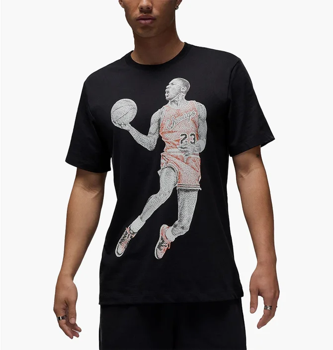 Футболка мужская Air Jordan Brand Dot Mj Ss Black FZ1936-010