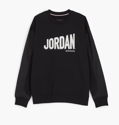 Свитшот мужской Air Jordan Sweat Crew Flight Mvp Core Black DV7588-010