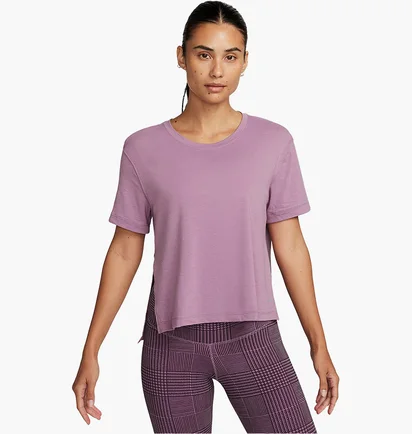 Футболка жіноча Nike Yoga Dri-Fit Violet DM7025-536