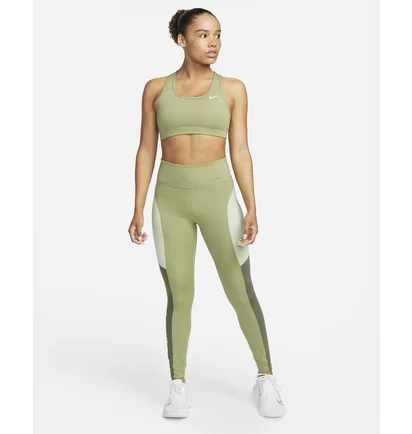 Топ женский Nike Dri-Fit Swoosh Olive Bv3630-334
