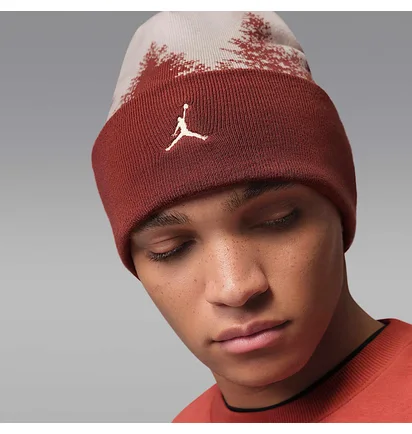 Шапка унисекс Nike Gift White/Bordo HV1077-292