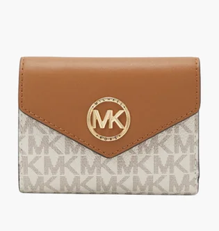 Кошелек женский Michael Kors Greenwich Trifold Beige/Brown 32S1GNME6B-VANILLA-95919