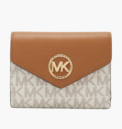 Гаманець жіночий Michael Kors Greenwich Trifold Beige/Brown 32S1GNME6B-VANILLA-95919