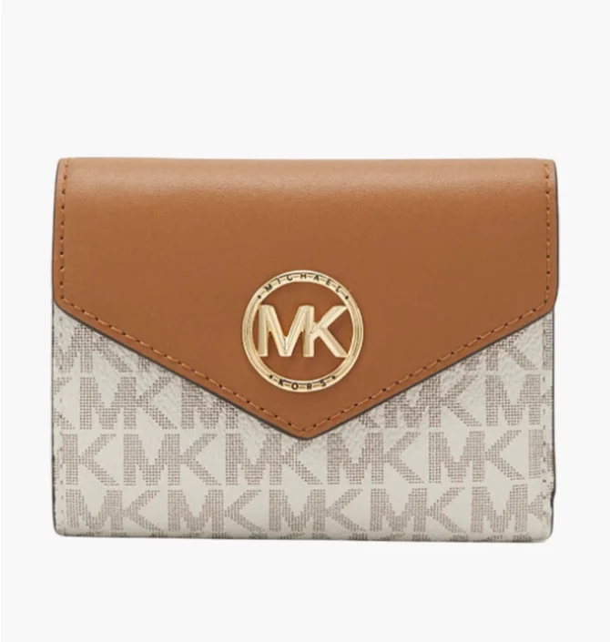 Гаманець жіночий Michael Kors Greenwich Trifold Beige/Brown 32S1GNME6B-VANILLA-95919
