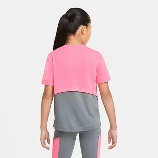 Футболка детская Nike Dri-Fit Trophy Ss Top Pink/Grey DA1096-675