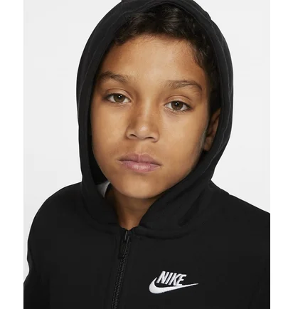 Кофта дитяча Nike B Nsw Hoodie Fz Club Black BV3699-010