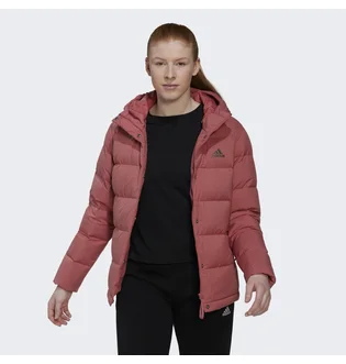 Пуховик жіночий Adidas Helionic Hooded Down Jacket Red Hg8745