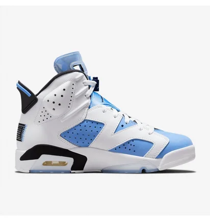 Кроссовки мужские Air Jordan 6 Retro Unc Light Blue/White CT8529-410