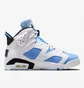 Кроссовки мужские Air Jordan 6 Retro Unc Light Blue/White CT8529-410