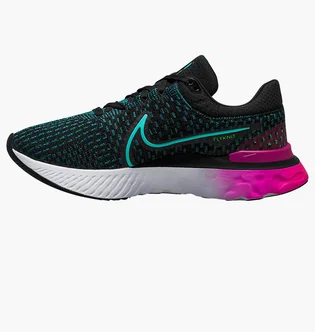 Кроссовки женские Nike React Infinity Run Flyknit 3 Black/Turquoise DD3024-003