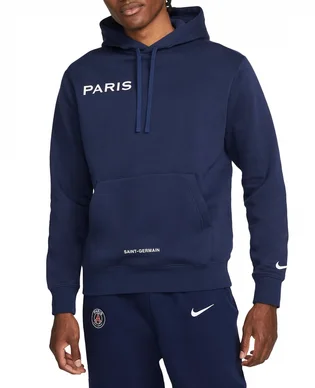 Худи мужское Nike Hooded Sweatshirt Paris Saint-Germain Club Blue DO6289-410
