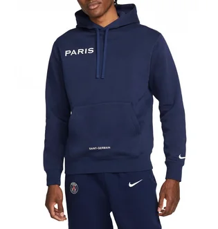 Худи мужское Nike Hooded Sweatshirt Paris Saint-Germain Club Blue DO6289-410