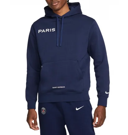 Худи мужское Nike Hooded Sweatshirt Paris Saint-Germain Club Blue DO6289-410