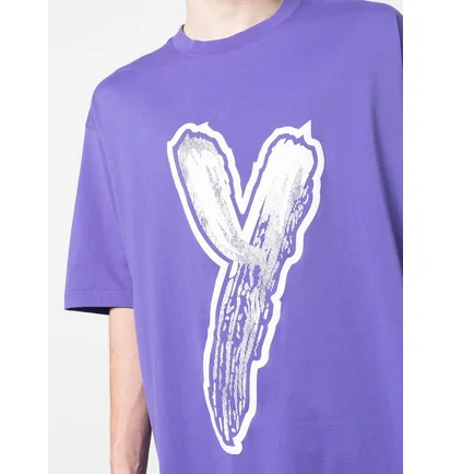 Футболка мужская Adidas Y-3 Logo Gfx Tee Oversized Violet HY1273