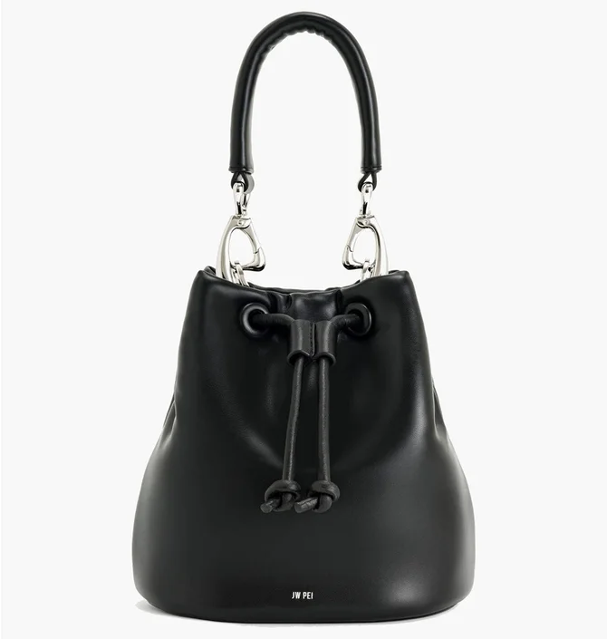 Сумка жіноча JW PEI Yulia Padded Bucket Bag Black BB2023BG70210JWP