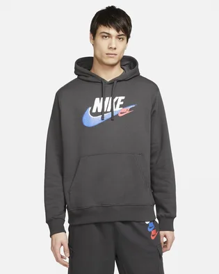 Худи мужское Nike Sportswear Standard Issue Grey DZ2513-070